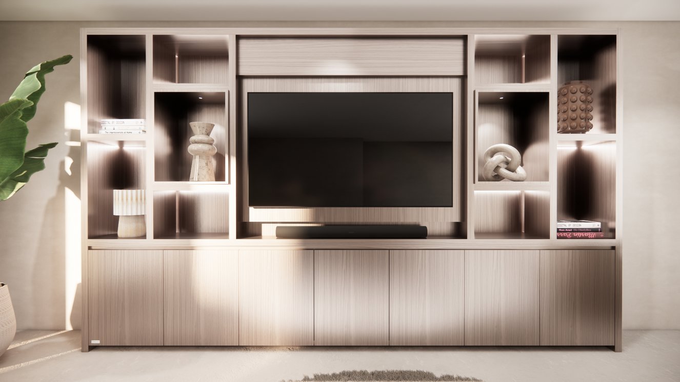 Cinewall	Cole King-size 350-410	cm Eiken