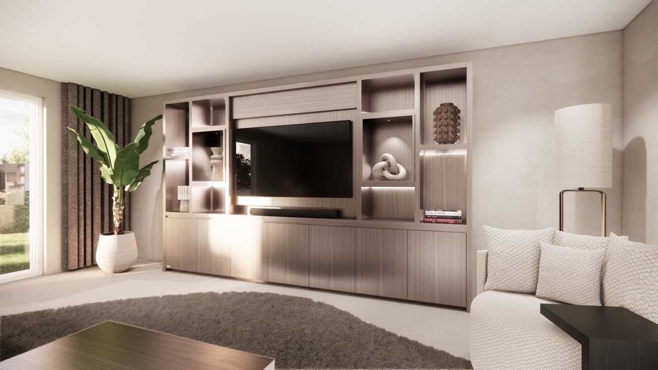 Cinewall	Cole King-size 350-410	cm Eiken