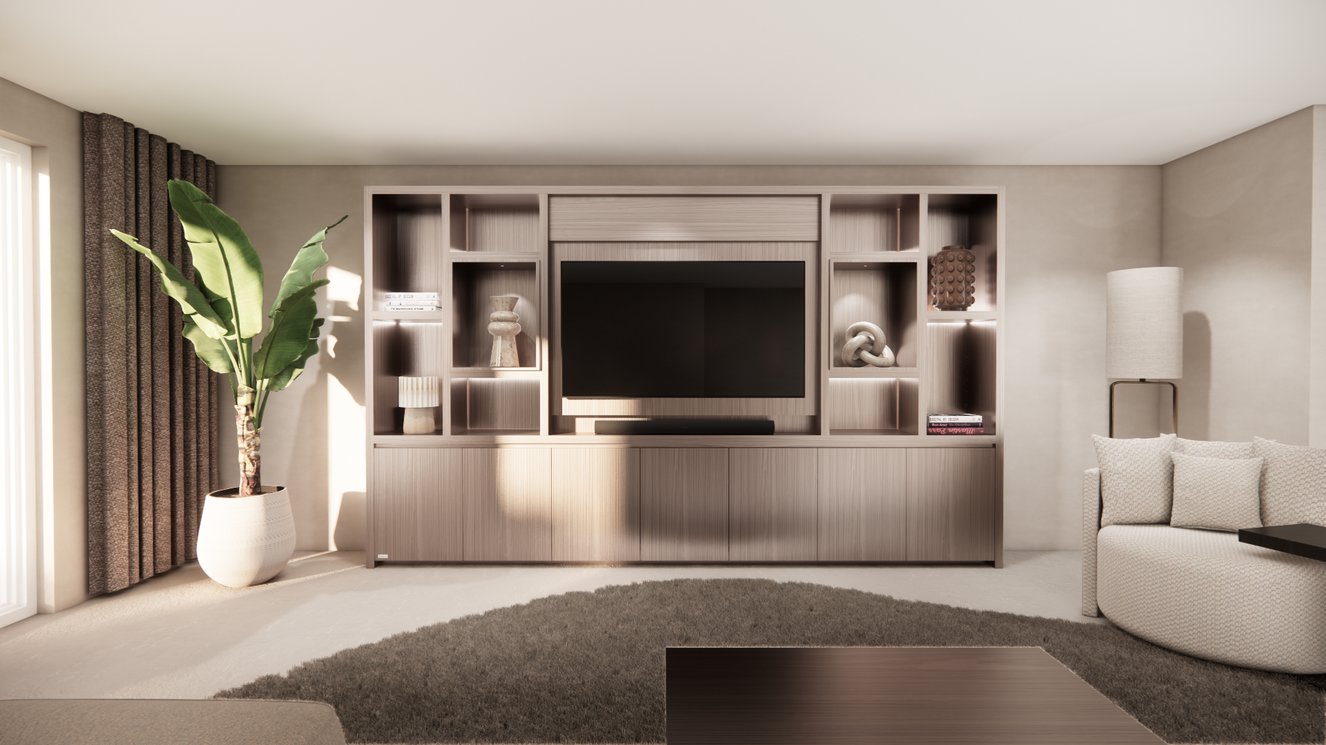 Cinewall	Cole King-size 350-410	cm Eiken