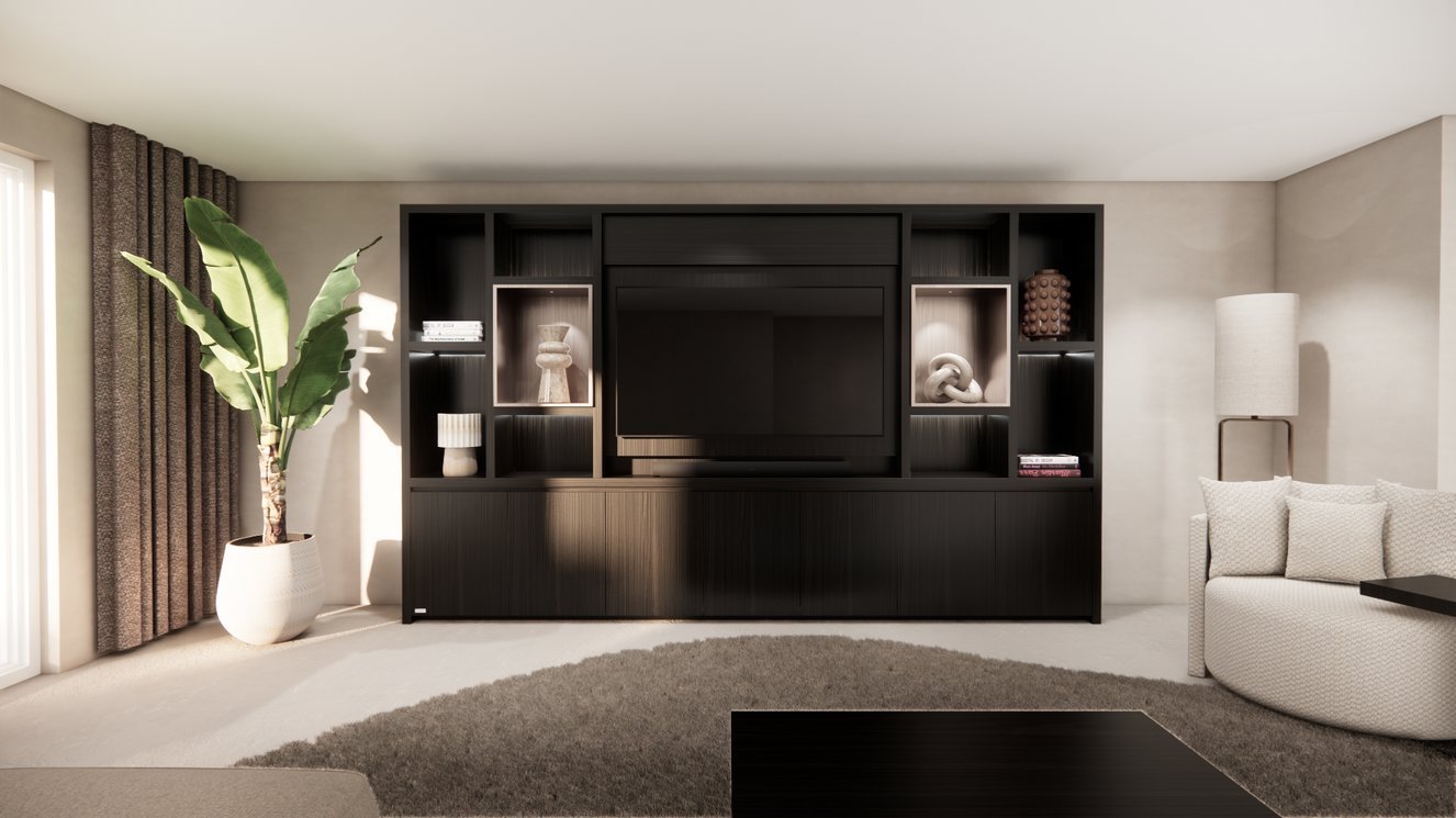 Cinewall	Cole King-size 350-410	cm Eiken