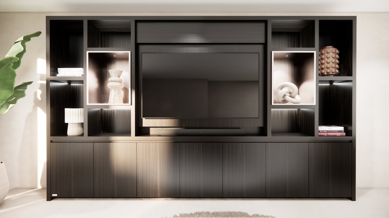 Cinewall	Cole King-size 350-410	cm Eiken