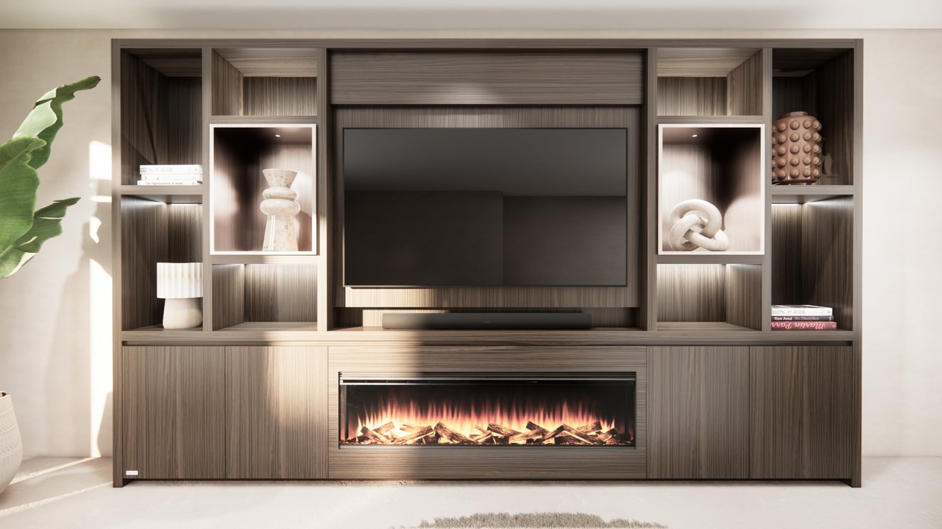 Cinewall	Cole King-size 350-410	cm Eiken British	Fires