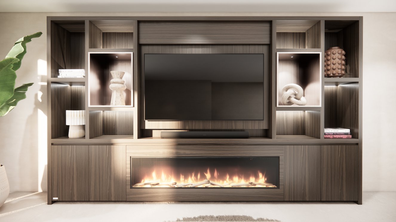 Cinewall	Cole King-size 350-410	cm Eiken Dimplex