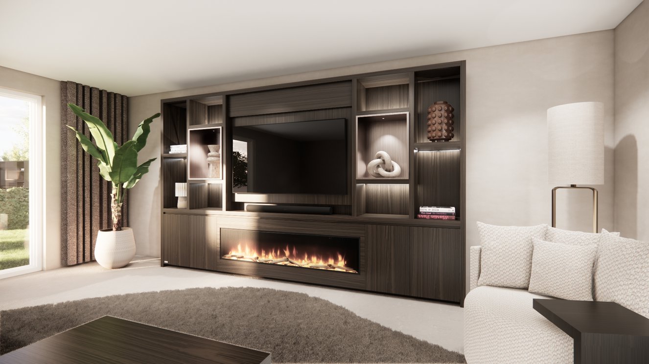 Cinewall	Cole King-size 350-410	cm Eiken Dimplex