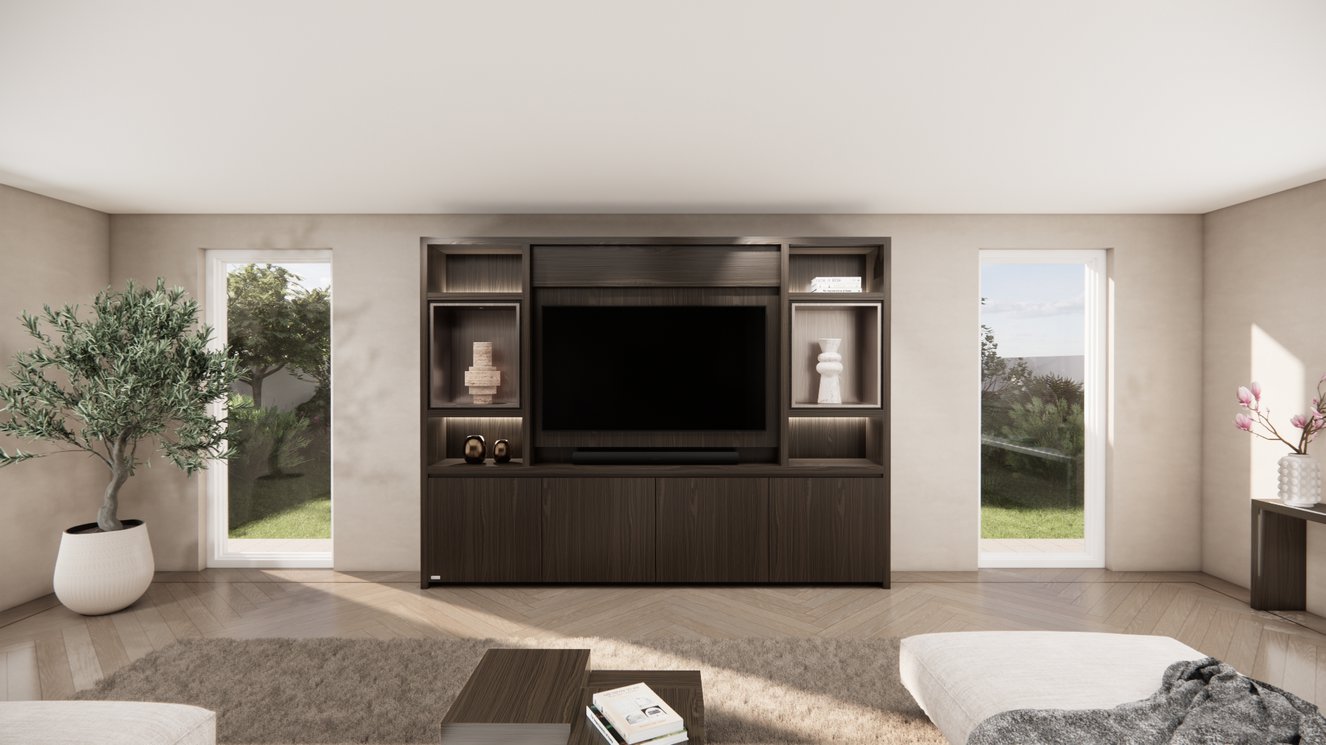 Cinewall	Cole Queen-size 280-340	cm Eiken