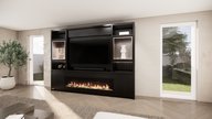 Cole Cinewall Queen-size 280-340 cm Eiken Dimplex Ignite 74Inch