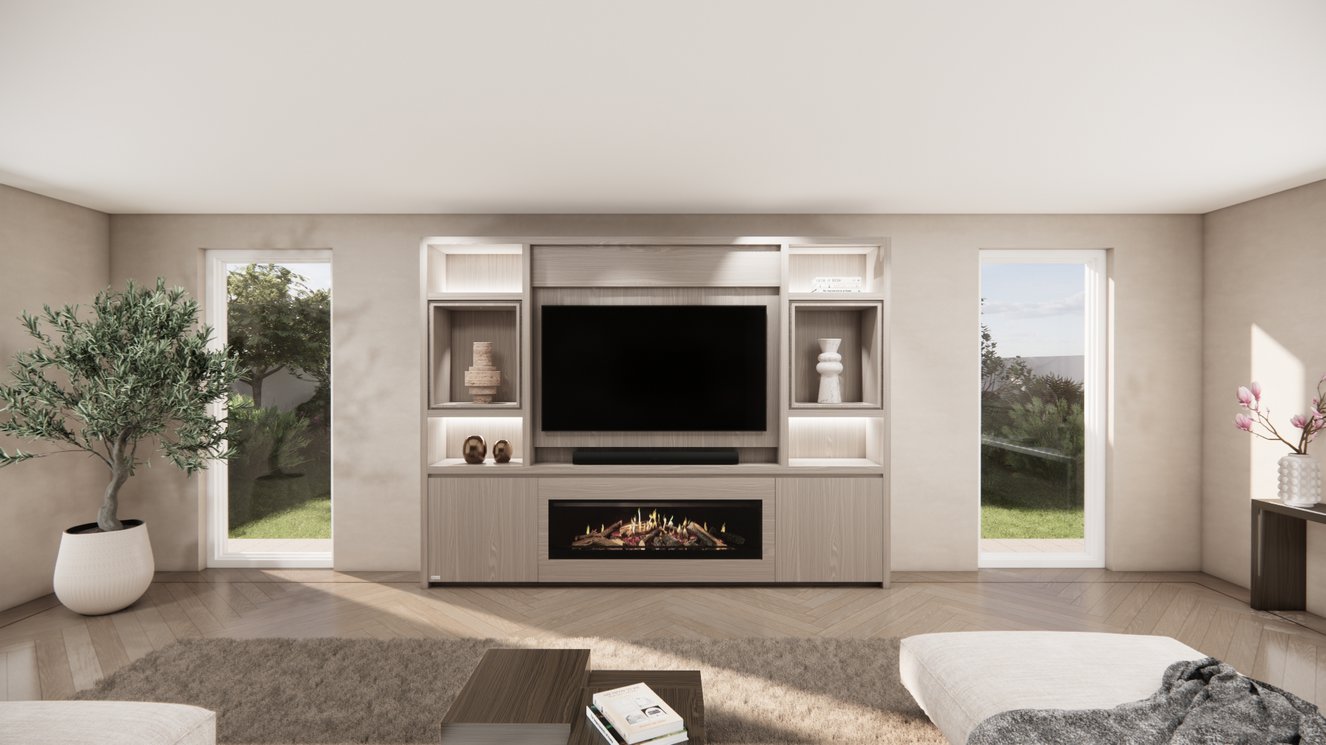 Cinewall	Cole Queen-size 280-340	cm Eiken Kalfire	E-SERIE