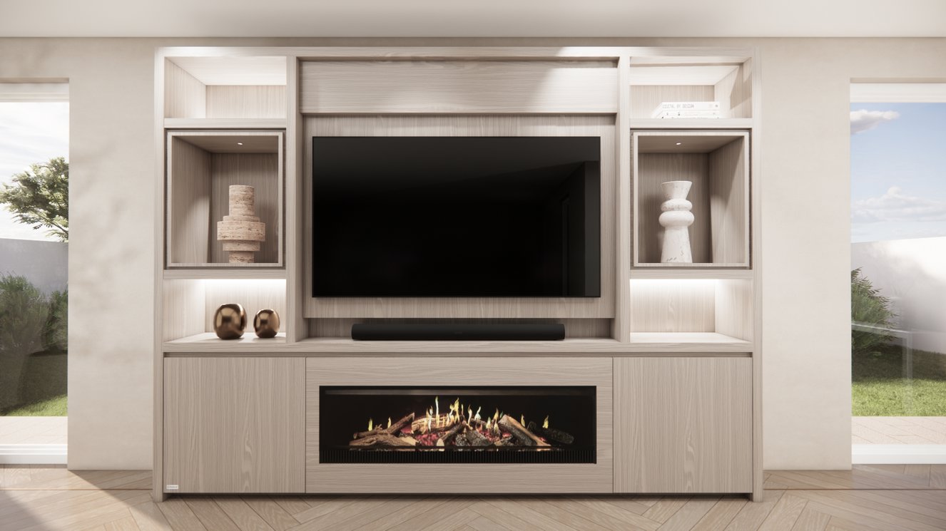 Cinewall	Cole Queen-size 280-340	cm Eiken Kalfire	E-SERIE