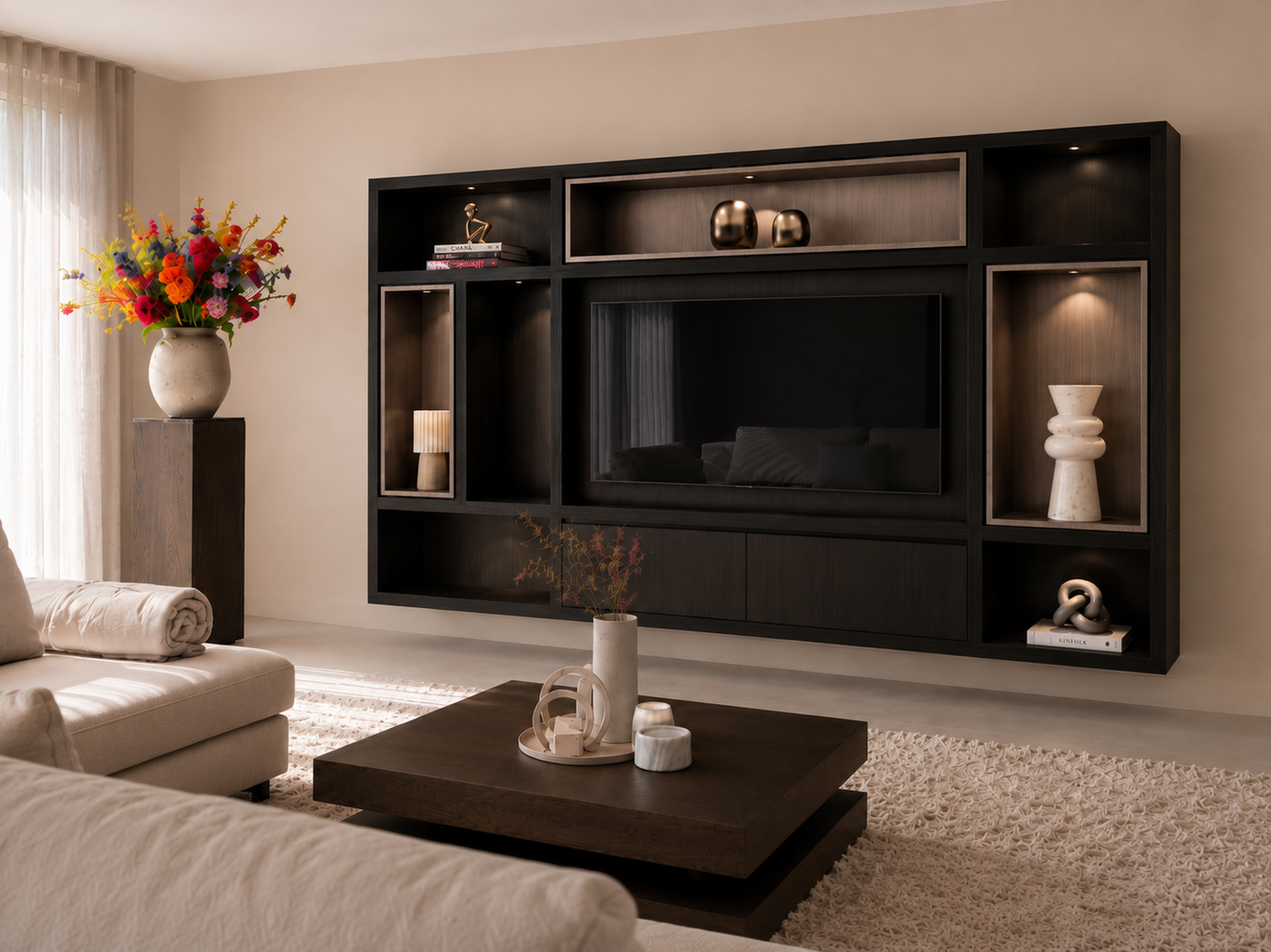 Cinewall	Como Colorbox Hangend Eiken Medio b300xh180cm