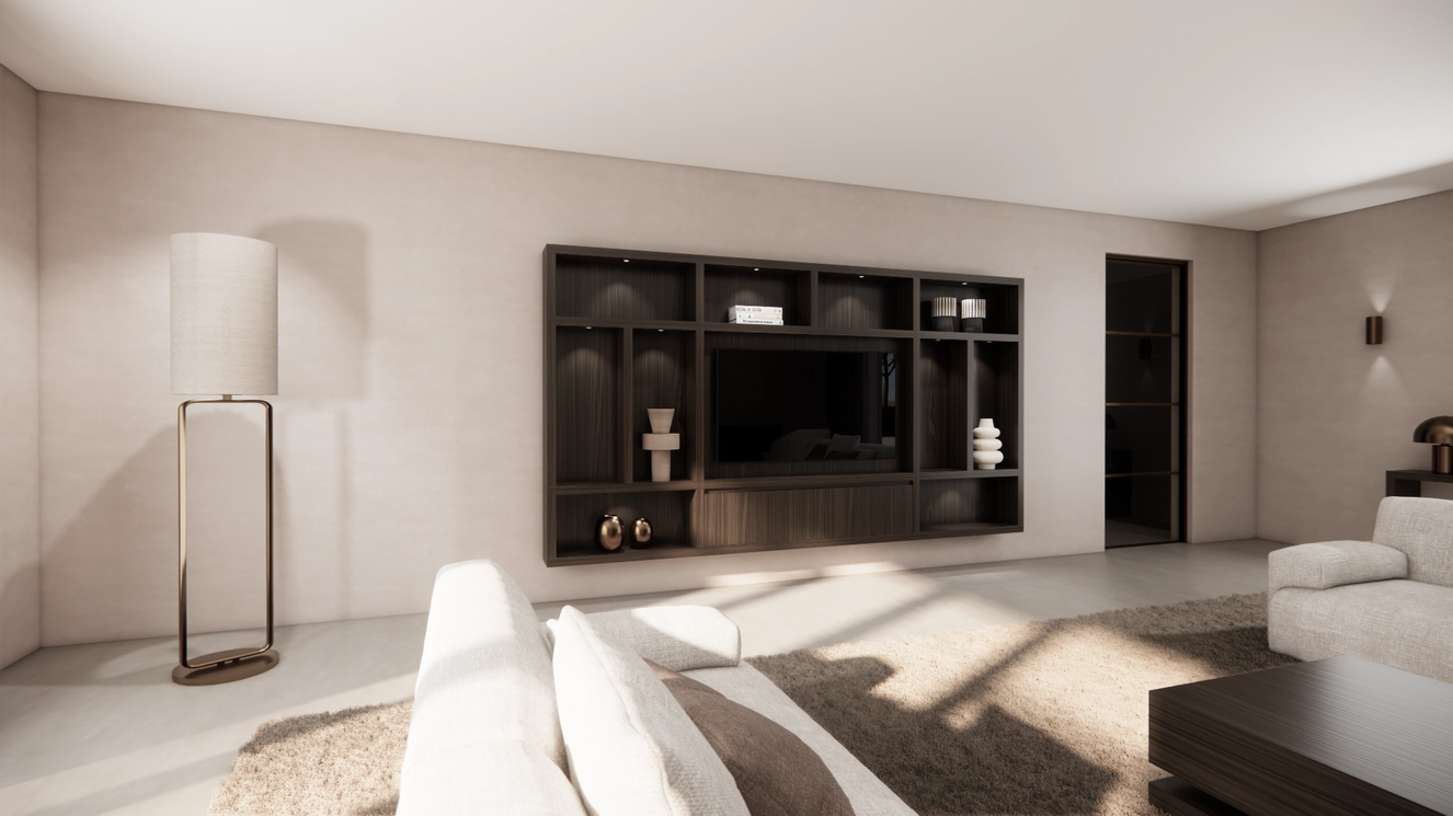 Cinewall	Como Hangend Eiken Grande b330xh180cm