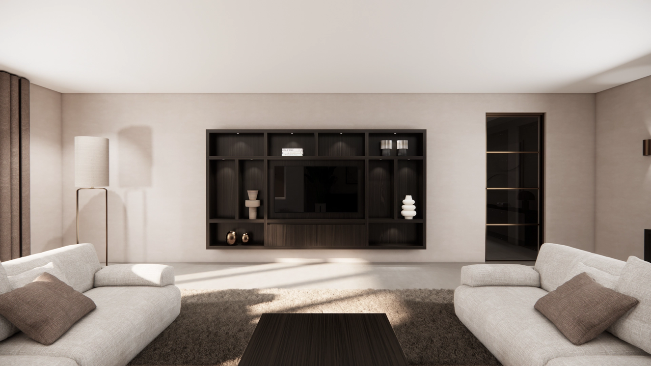 Cinewall	Como Hangend Eiken Grande b330xh180cm