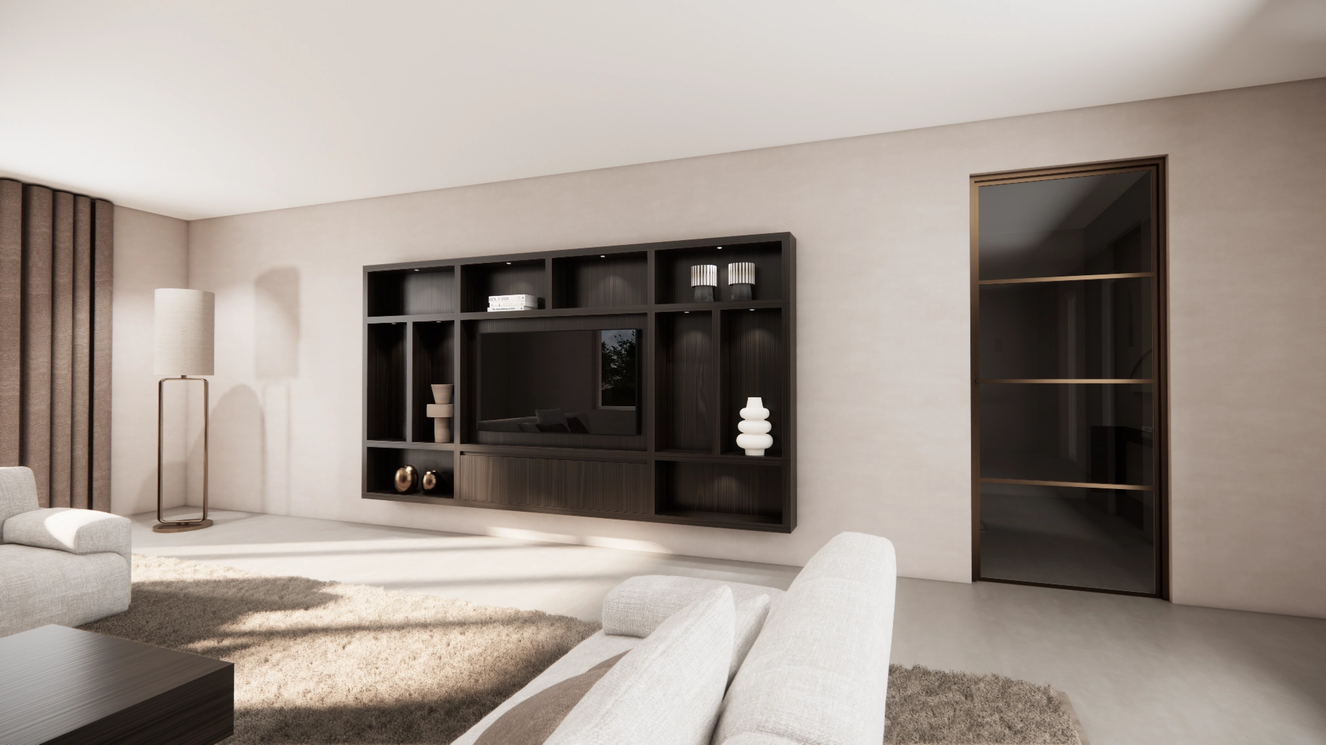 Cinewall	Como Hangend Eiken Grande b330xh180cm