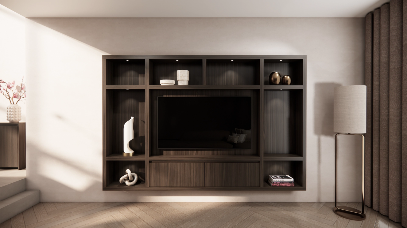 Cinewall	Como Hangend Eiken Piccolo b270xh180cm