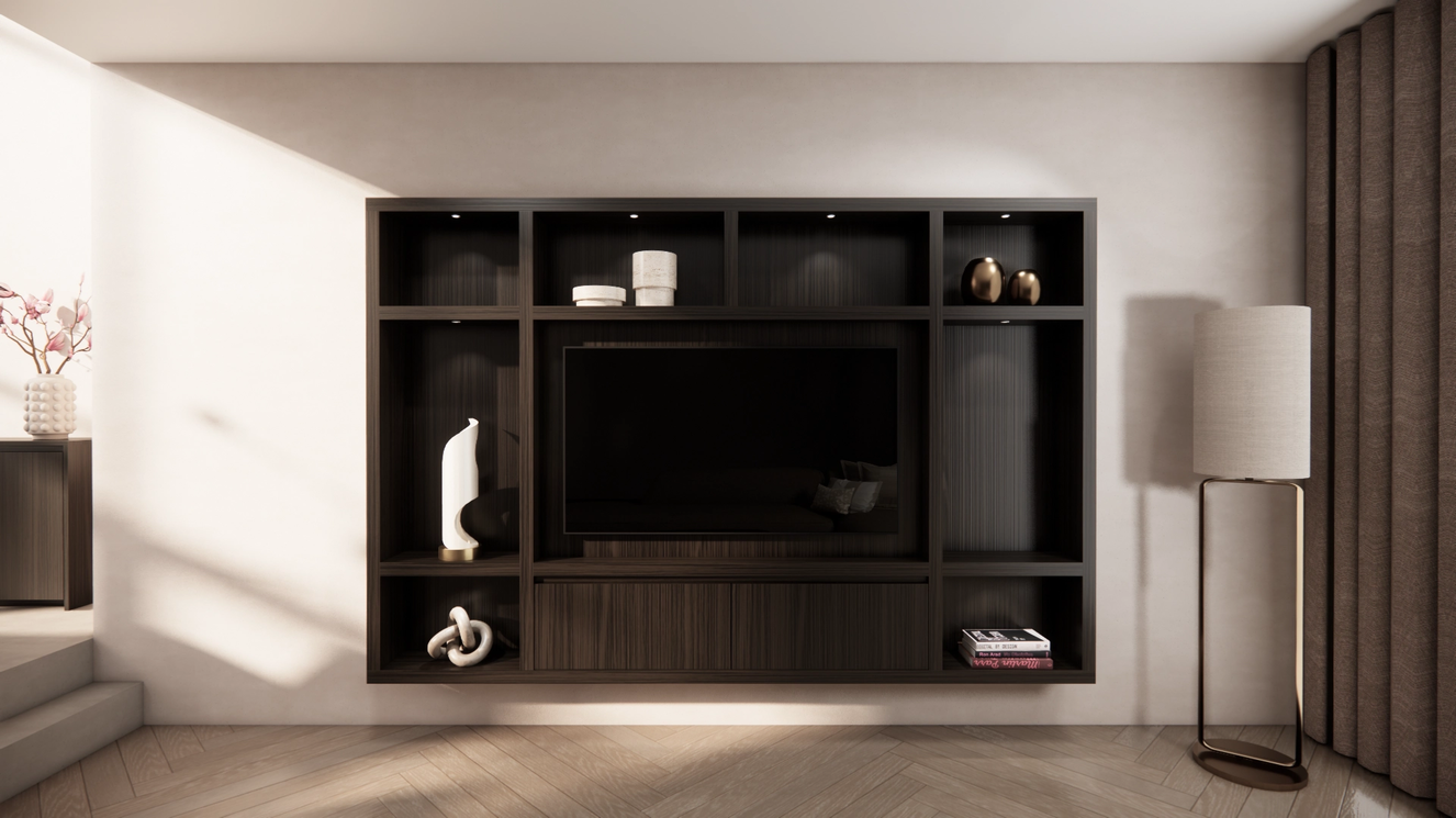 Cinewall	Como Hangend Eiken Piccolo b270xh180cm