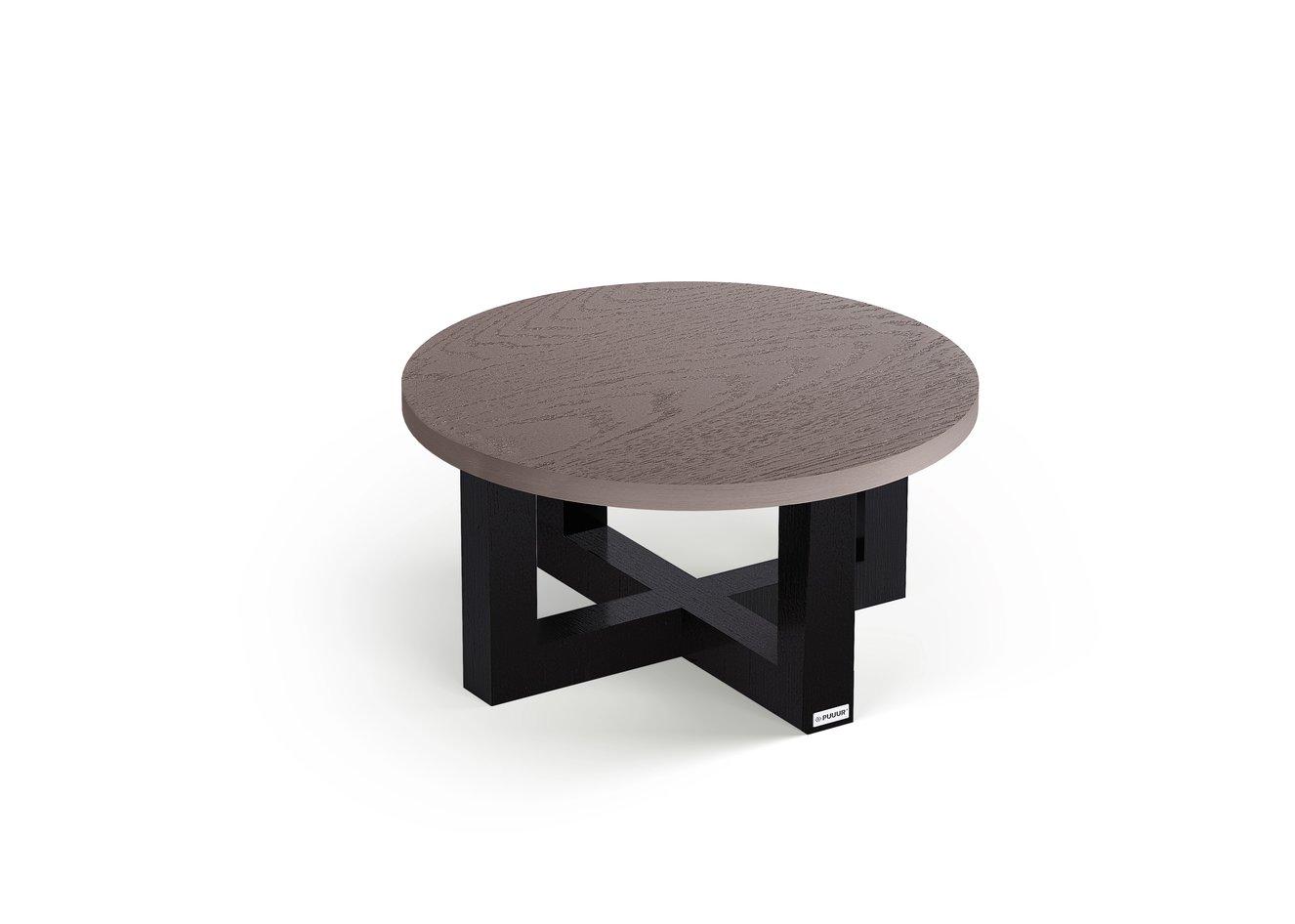 Cox Salontafel Rond Eiken