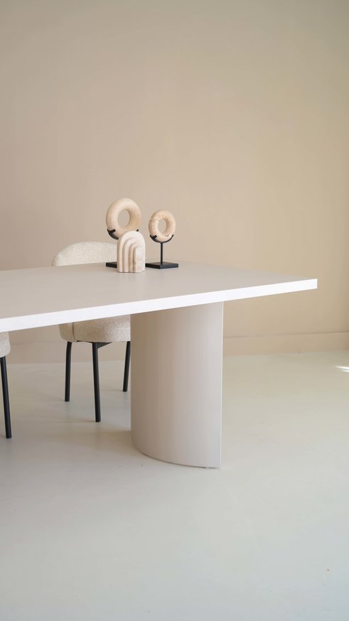Demi Lune Halve Round Eettafel Rechthoek Eiken