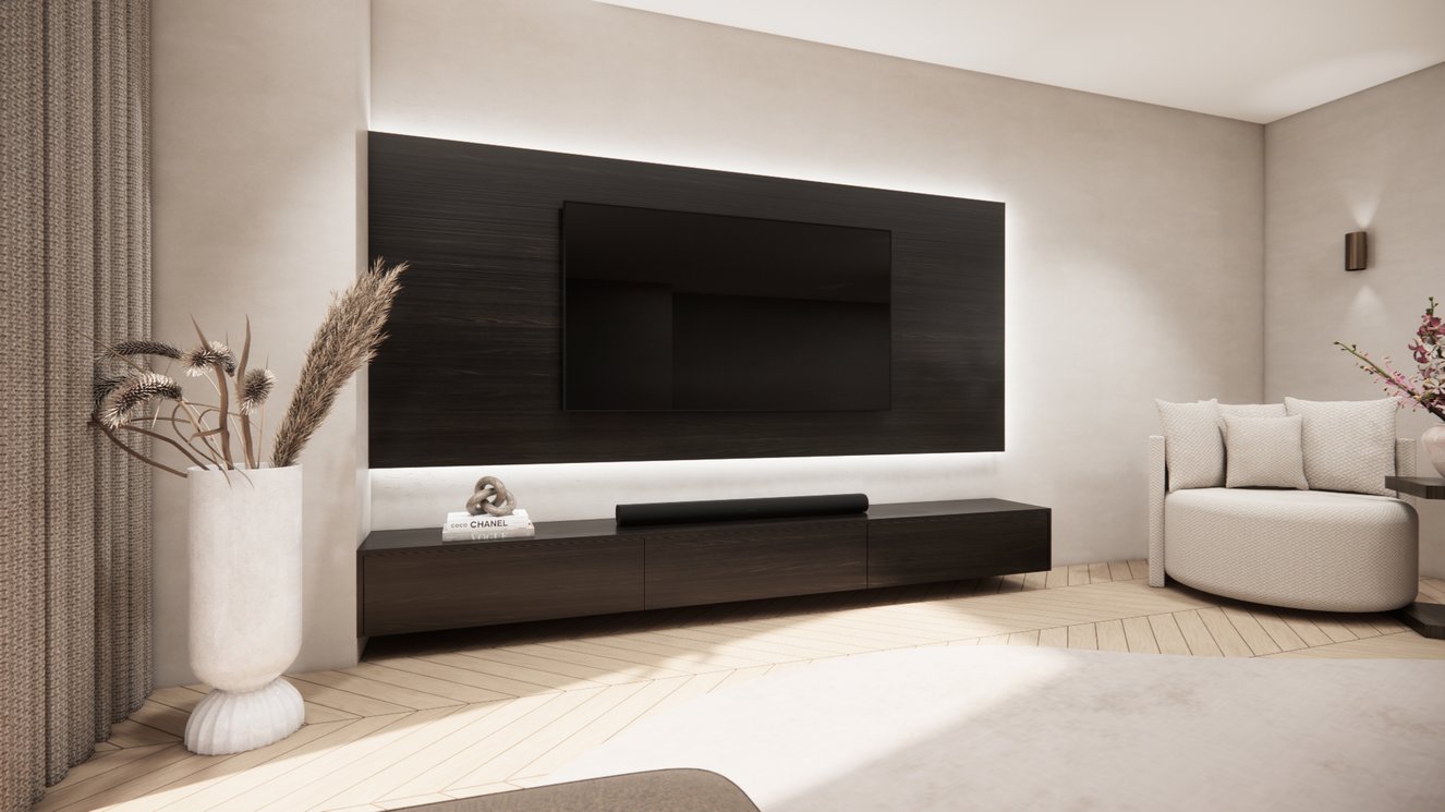 Eiken	Wandpaneel TV-paneel