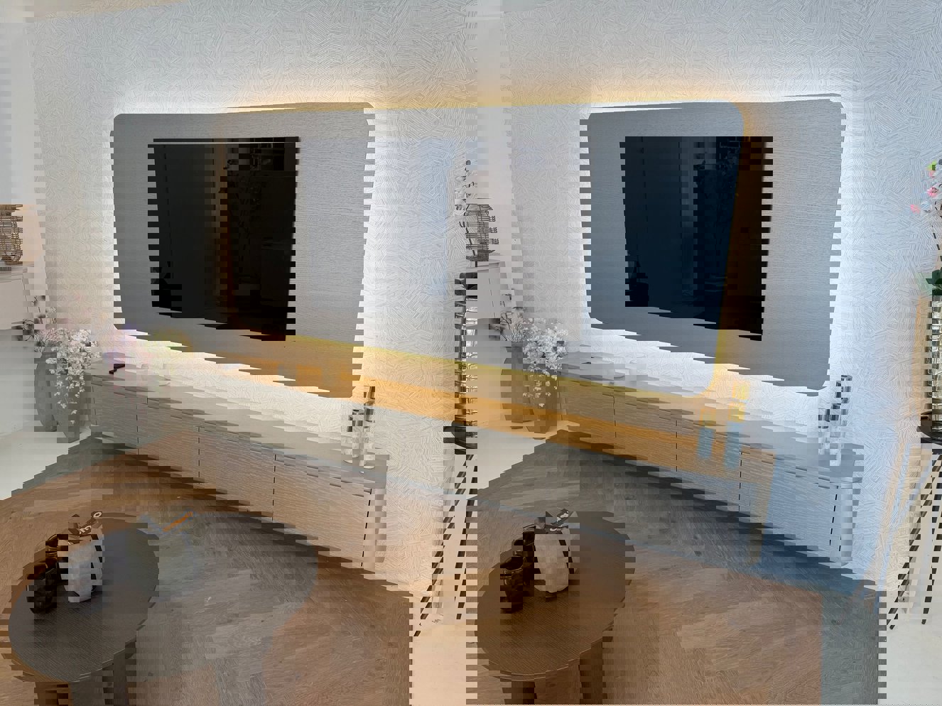 Eiken	Wandpaneel TV-paneel