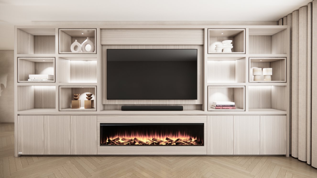 Cinewall	Emily Royal-size 420-480	cm Eiken British	Fires