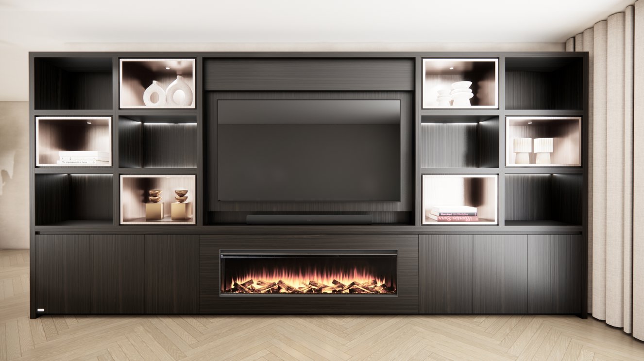 Cinewall	Emily Royal-size 420-480	cm Eiken British	Fires