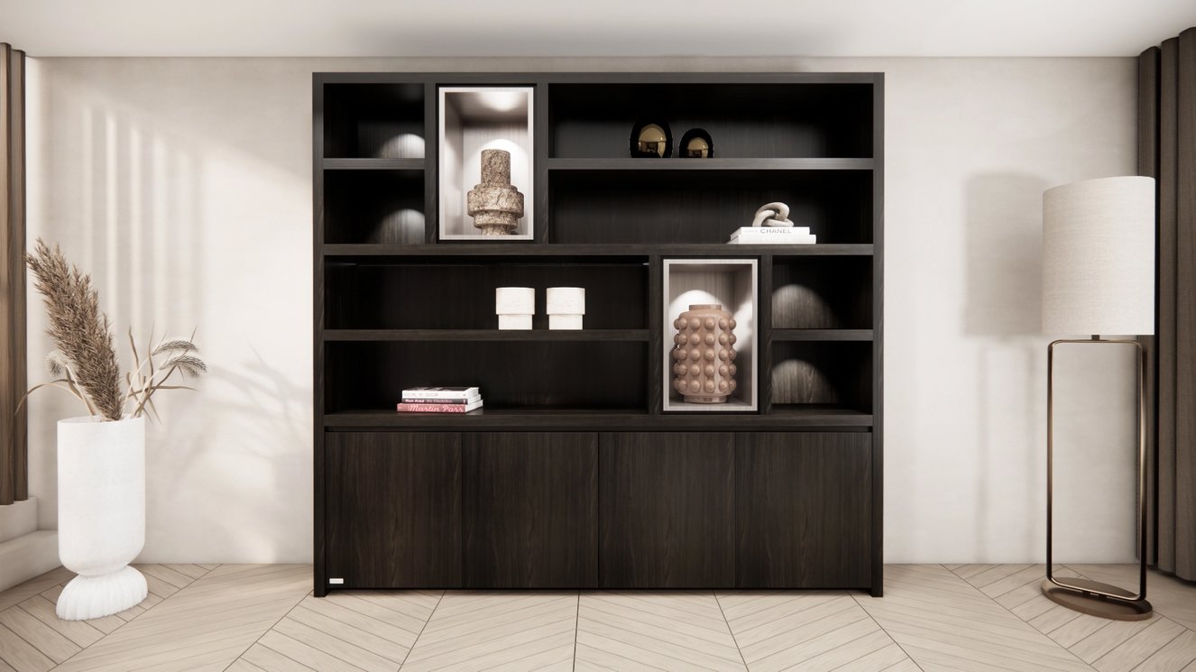 Felton Vakkenkast Royal-size 230-260	cm Eiken