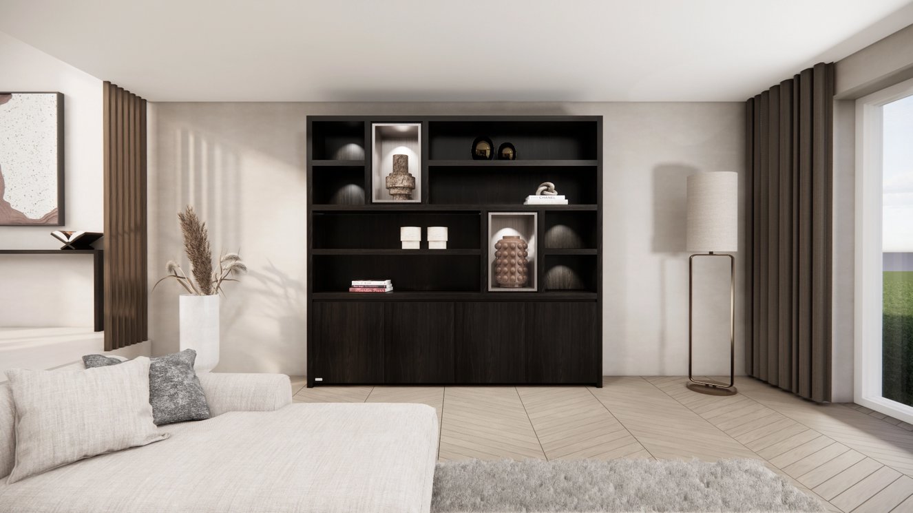 Felton Vakkenkast Royal-size 230-260	cm Eiken