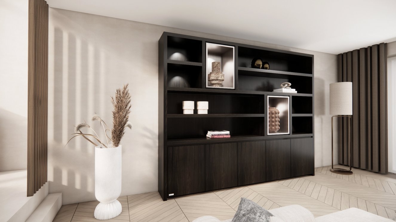 Felton Vakkenkast Superior-size 270-300	cm Eiken