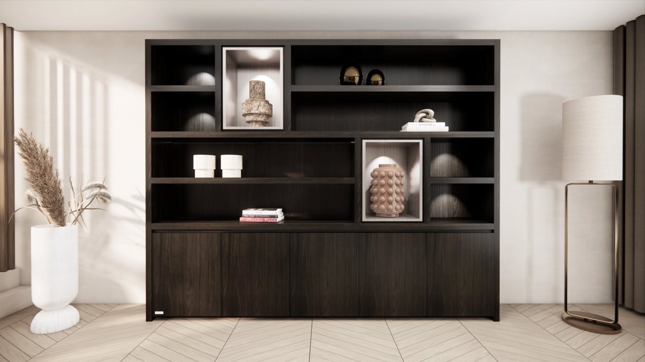 Felton Vakkenkast Superior-size 270-300	cm Eiken