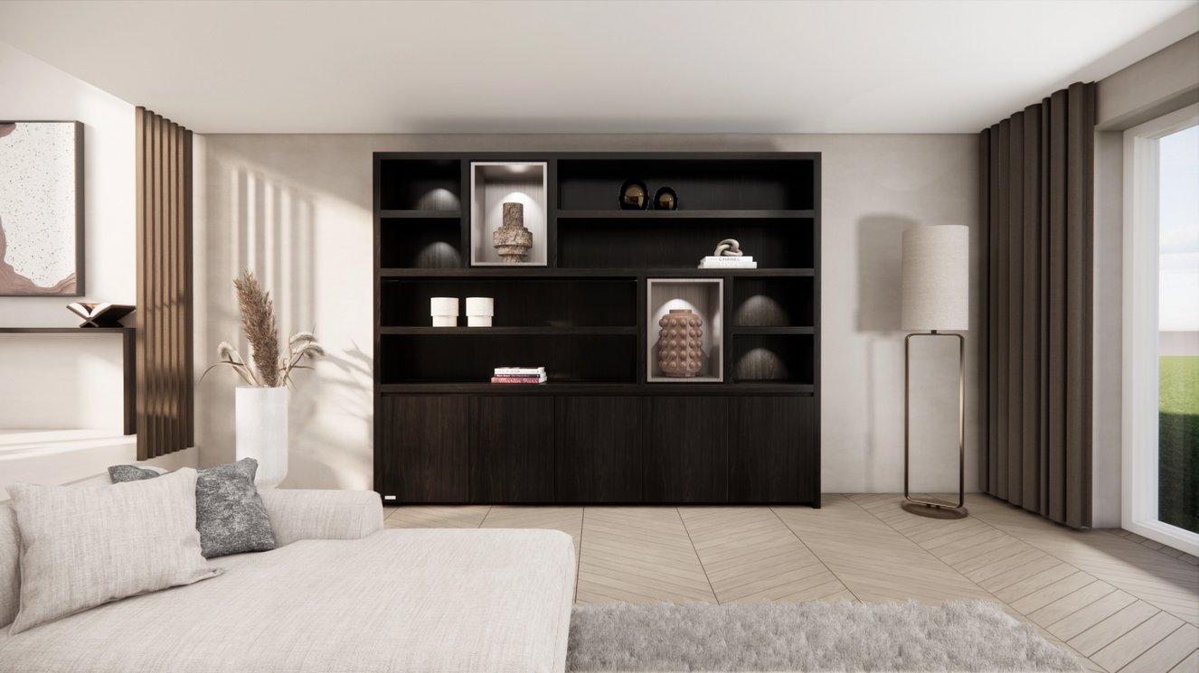 Felton Vakkenkast Superior-size 270-300	cm Eiken