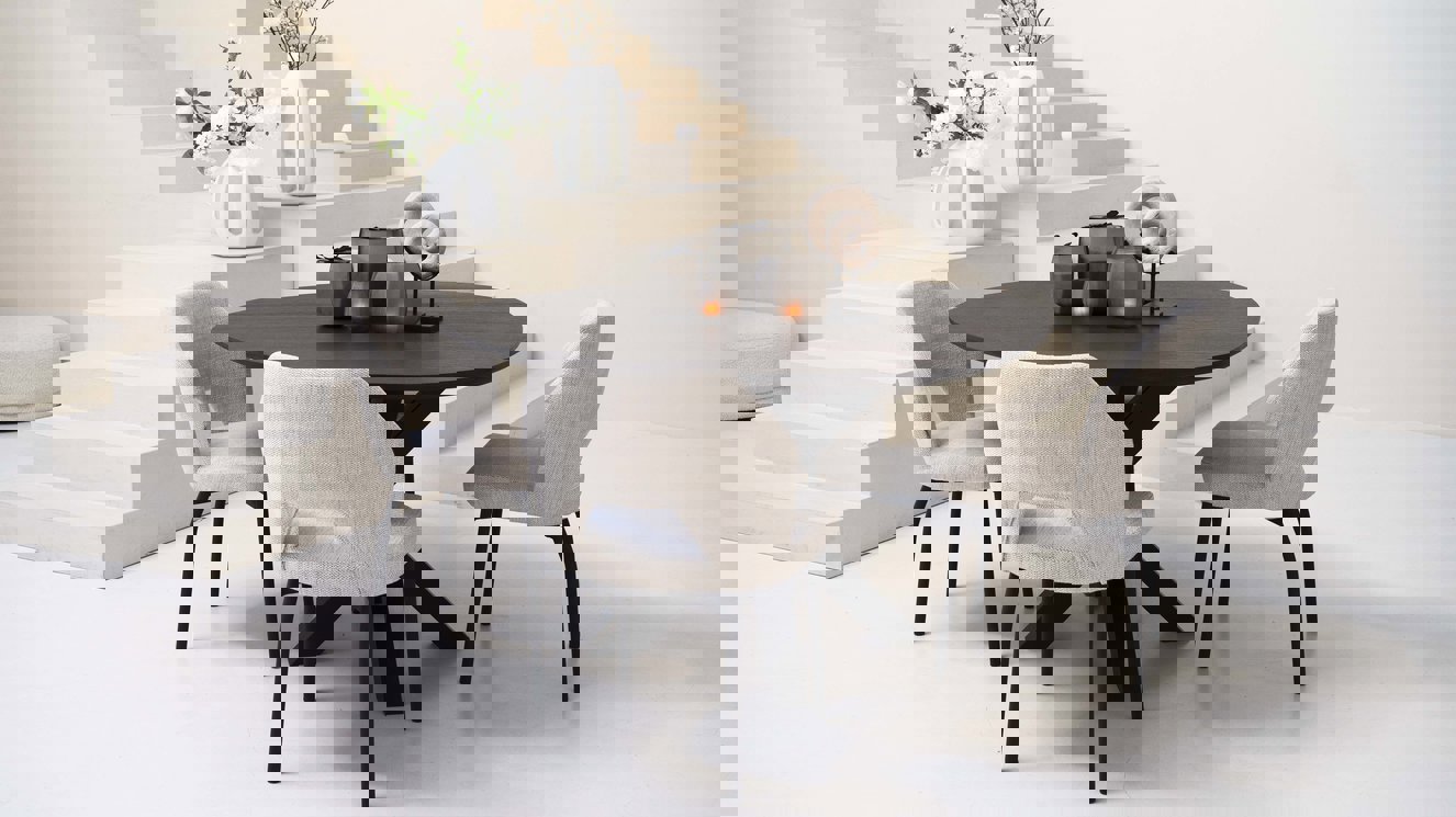 Firenze Eettafel Ei-vormig Eiken