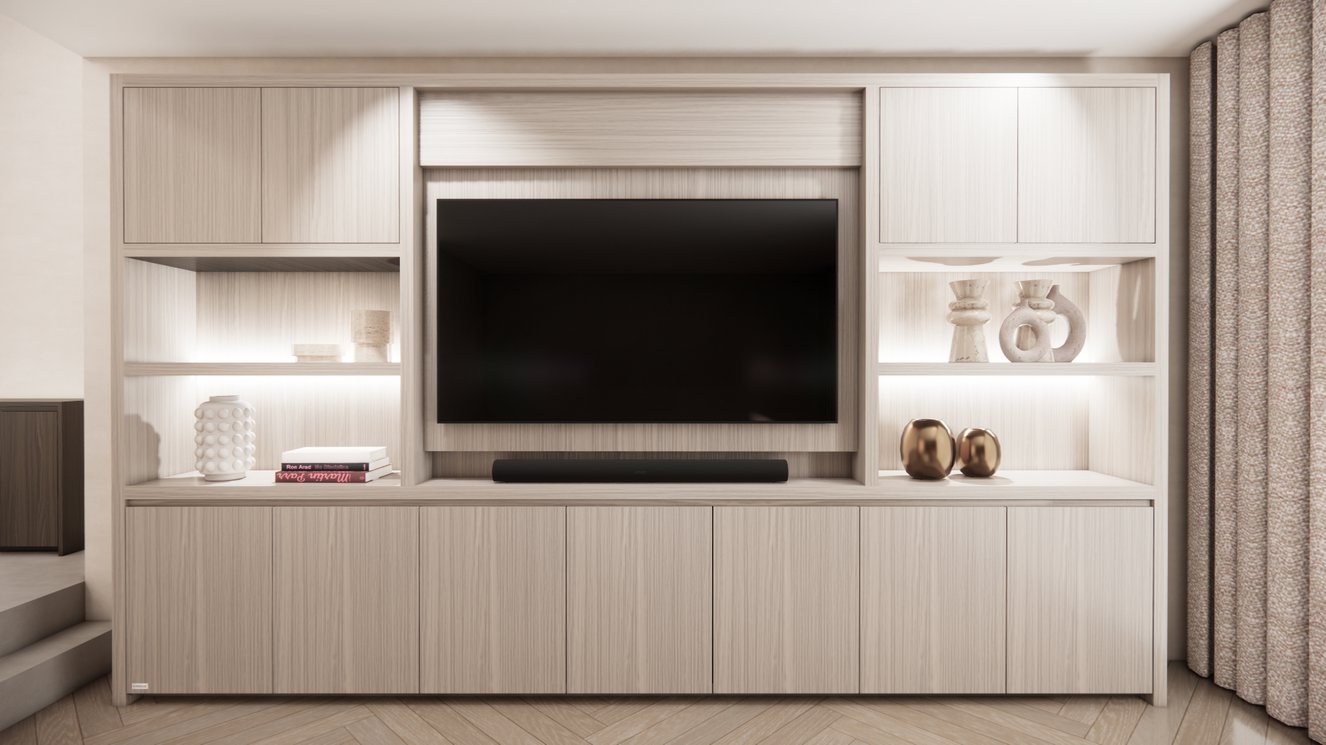 Cinewall	Franklin King-size 350-410	cm Eiken Kalfire	E-SERIE