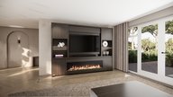 Franklin Cinewall Queen-size 280-340 cm Eiken British Fires 160C