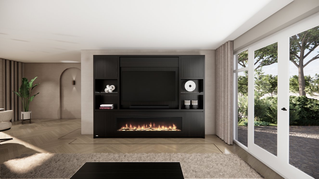 Cinewall	Franklin Queen-size 280-340	cm Eiken Dimplex