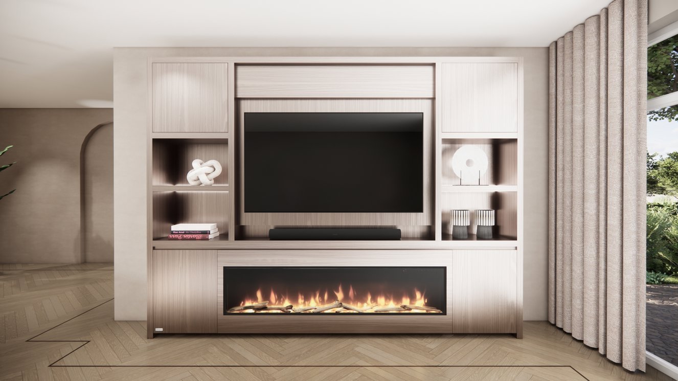 Cinewall	Franklin Queen-size 280-340	cm Eiken Dimplex