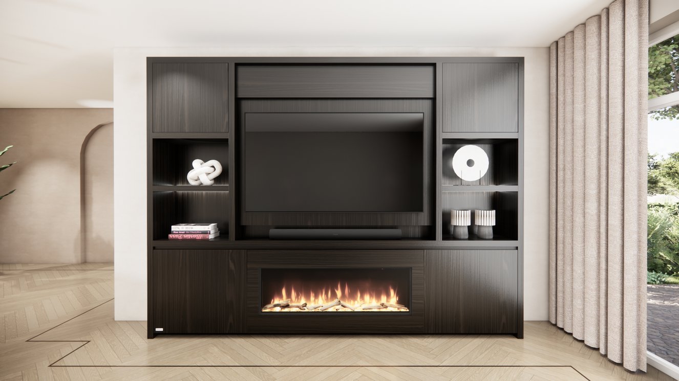 Cinewall	Franklin Queen-size 280-340	cm Eiken Dimplex
