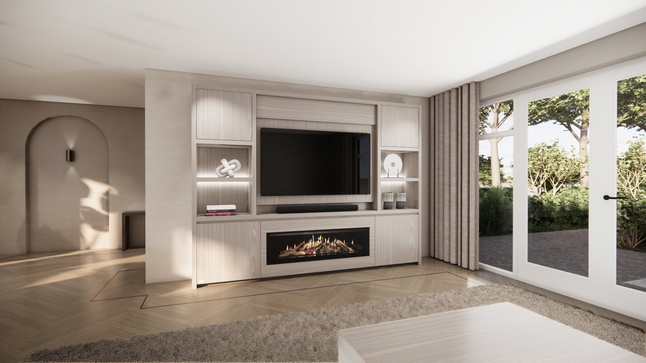 Cinewall	Franklin Queen-size 280-340	cm Eiken Kalfire	E-SERIE