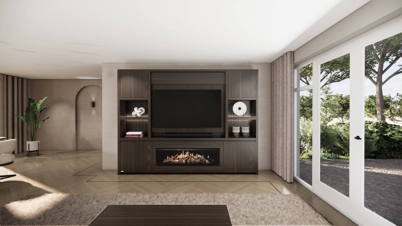 Cinewall	Franklin Queen-size 280-340	cm Eiken Kalfire	E-SERIE