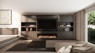 Franklin Cinewall Royal-size 420-480 cm Eiken Dimplex 74Inch