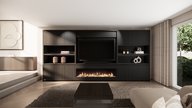 Franklin Cinewall Royal-size 420-480 cm Eiken Dimplex 74Inch