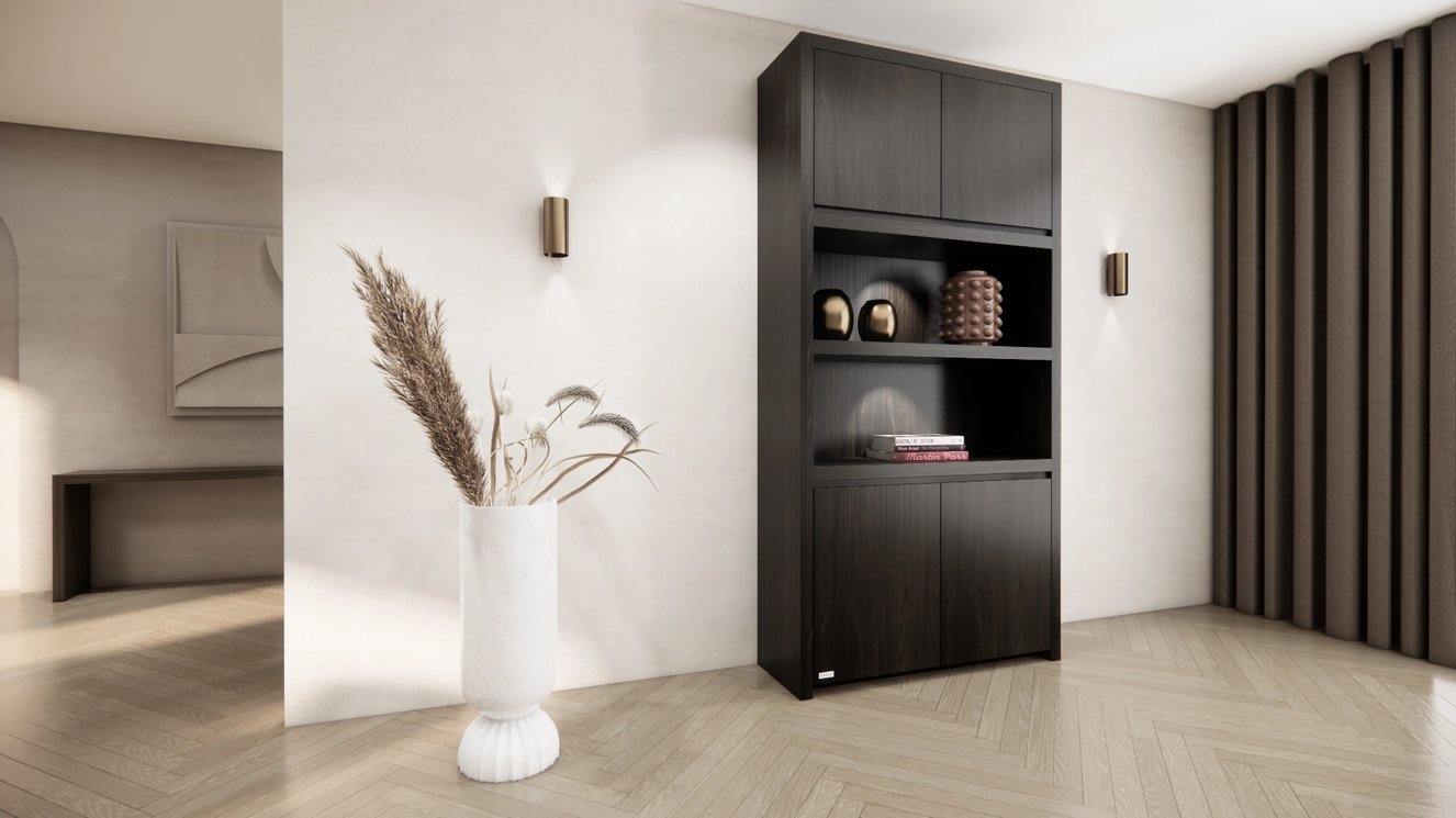 Franklin Vakkenkast Double-size 80-120	cm Eiken