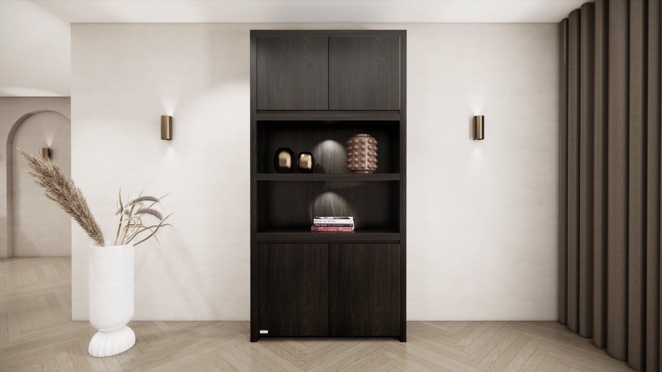 Franklin Vakkenkast Double-size 80-120	cm Eiken