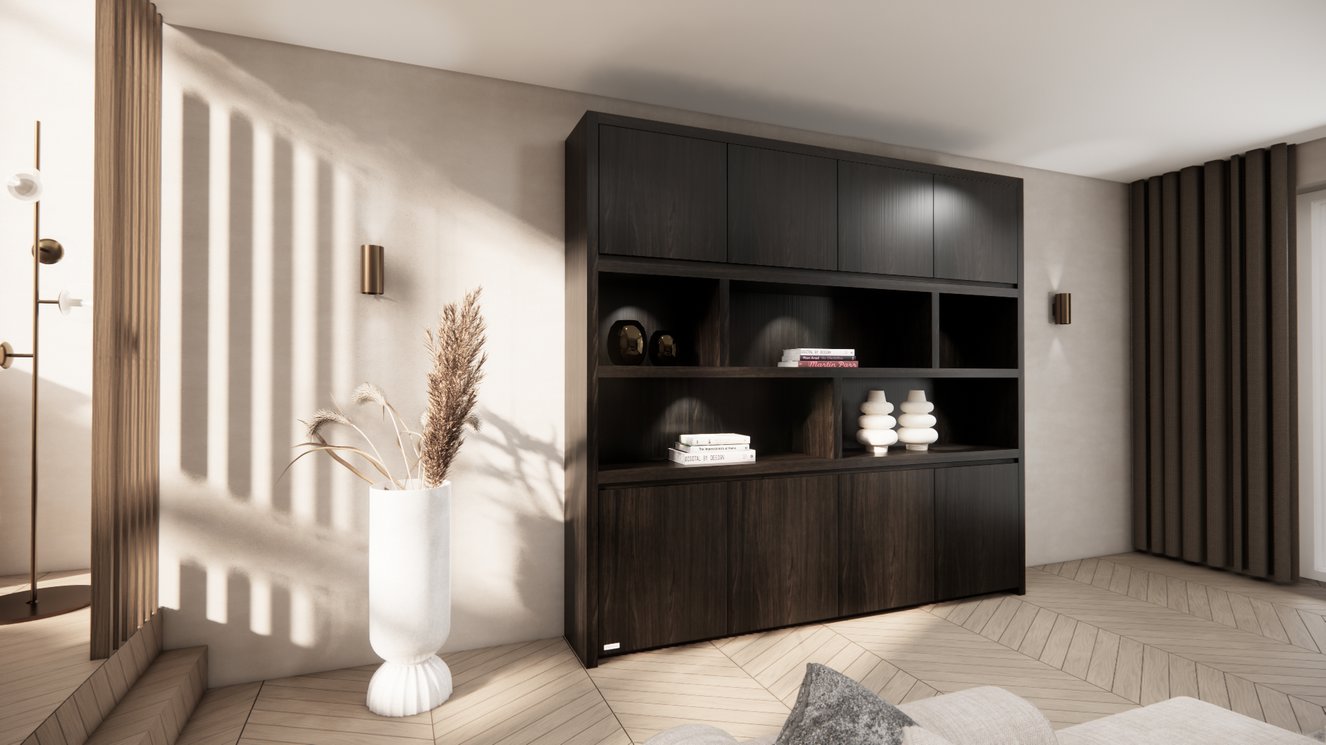 Franklin Vakkenkast Royal-size 230-260	cm Eiken
