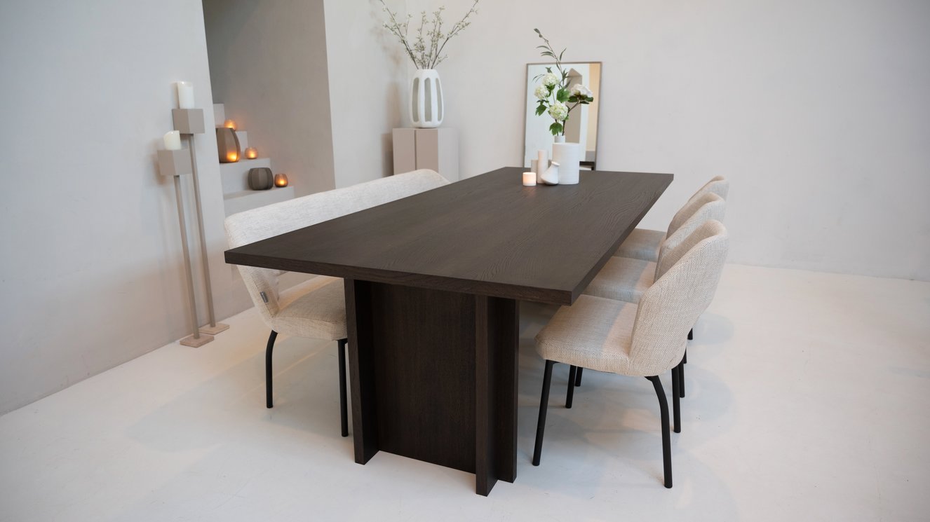 Genova Eettafel Rechthoekig Eiken