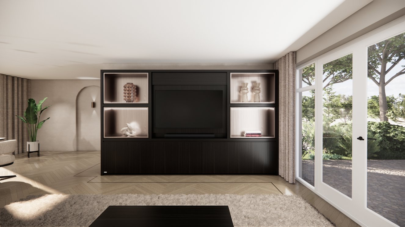 Cinewall	Grace King-size 350-410	cm Eiken