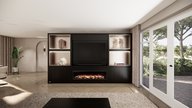 Grace Cinewall King-size 350-410 cm Eiken British Fires 1600