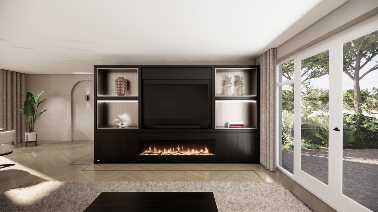 Cinewall	Grace King-size 350-410	cm Eiken Dimplex