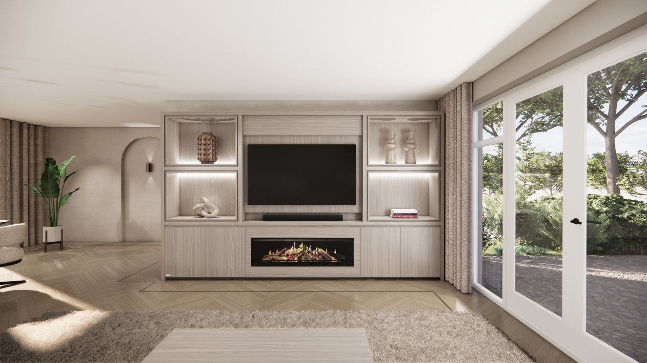 Cinewall	Grace King-size 350-410	cm Eiken Kalfire	E-SERIE