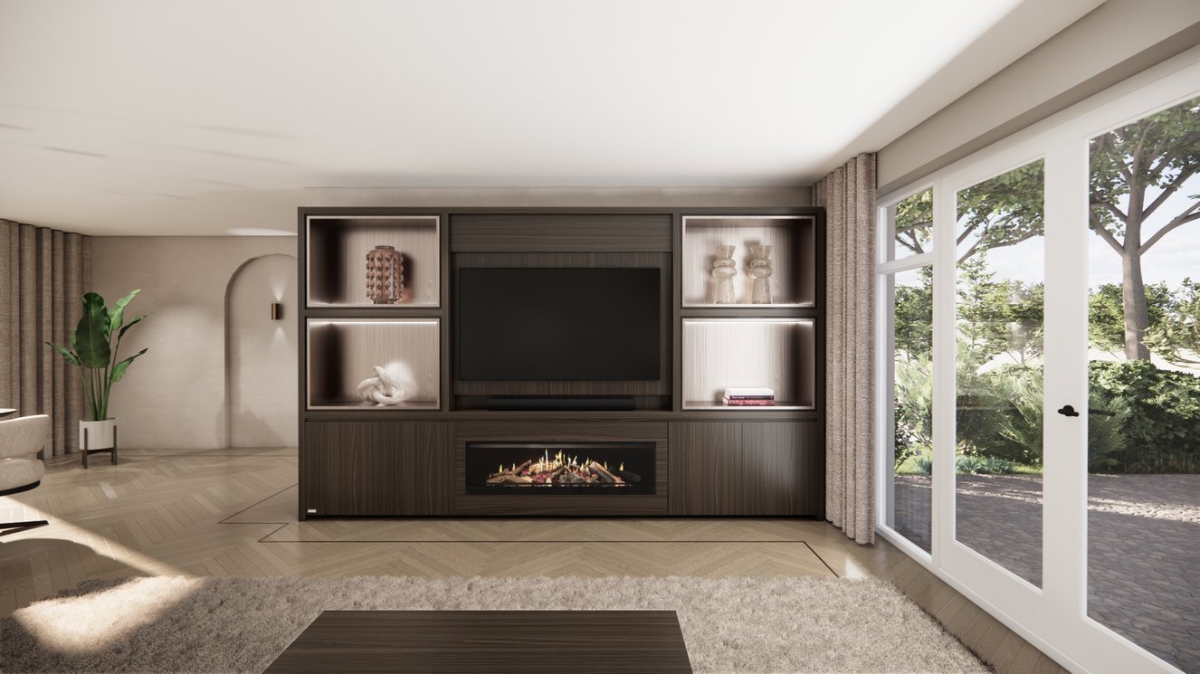 Cinewall	Grace King-size 350-410	cm Eiken Kalfire	E-SERIE