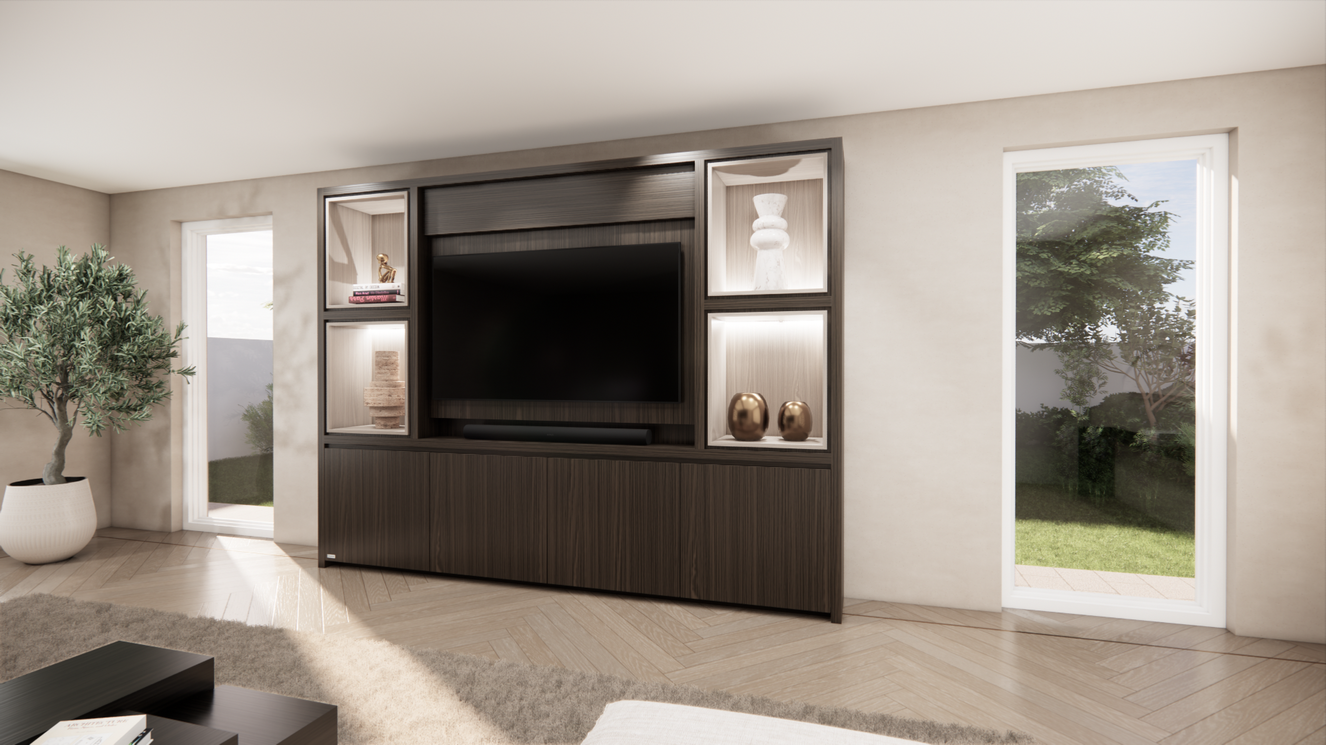 Cinewall	Grace Queen-size 280-340	cm Eiken