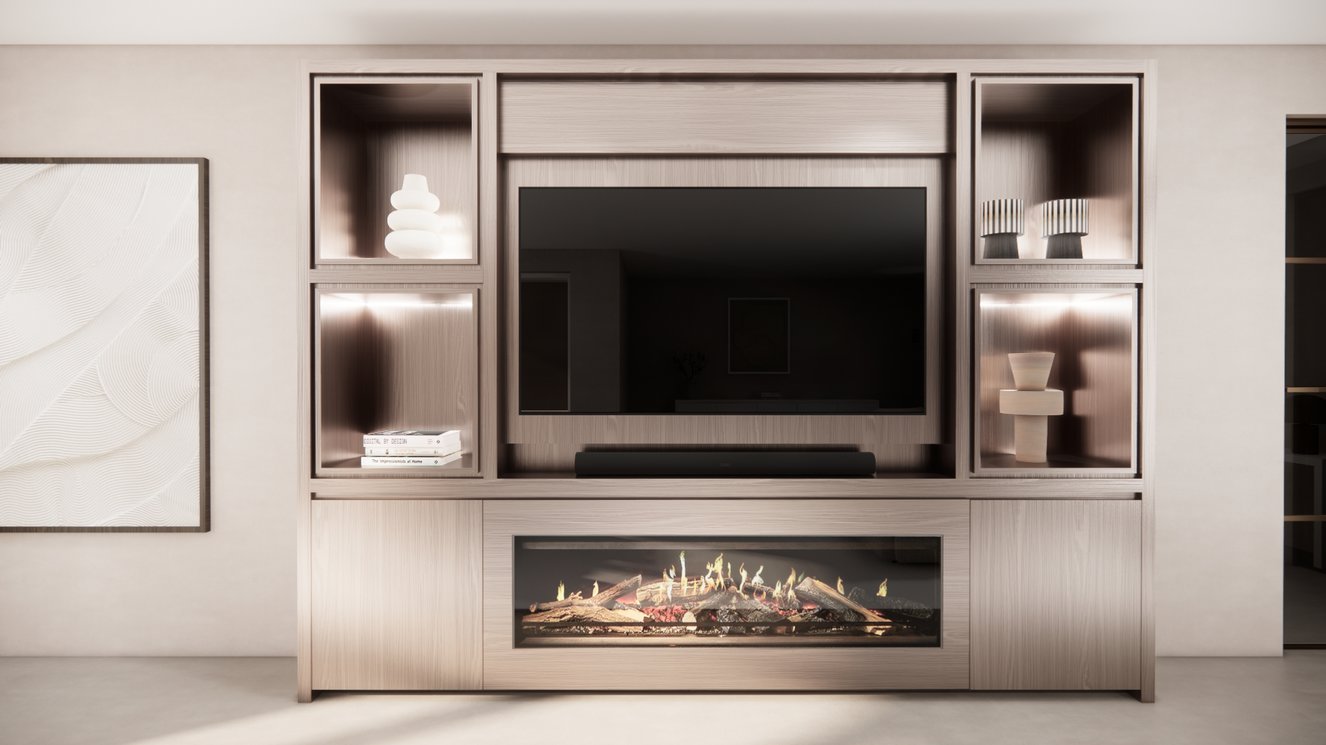 Cinewall	Grace Queen-size 280-340	cm Eiken Kalfire	E-ONE